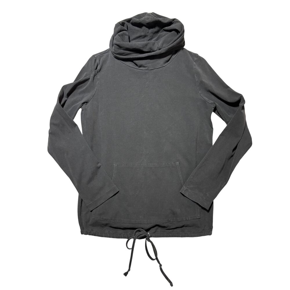GAP Maternity Womens M Black Cowl Neck Long Sleeve Adjustable Top